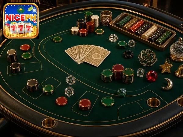 NICEPH poker lobby with multiple table choices